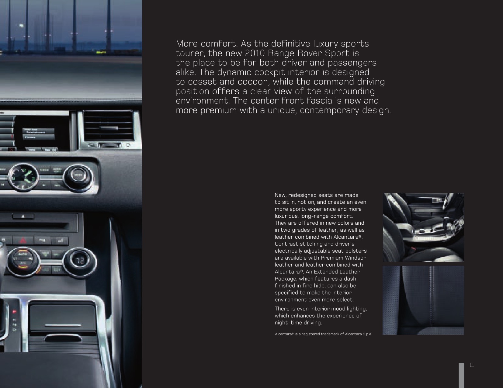 2010 Range Rover Sport Brochure Page 39